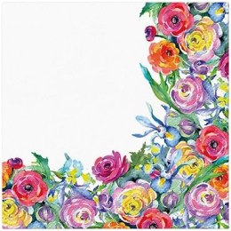 Serwetki Paw Painted Rose Cornerk mix nadruk papier (SDC143300) Paw