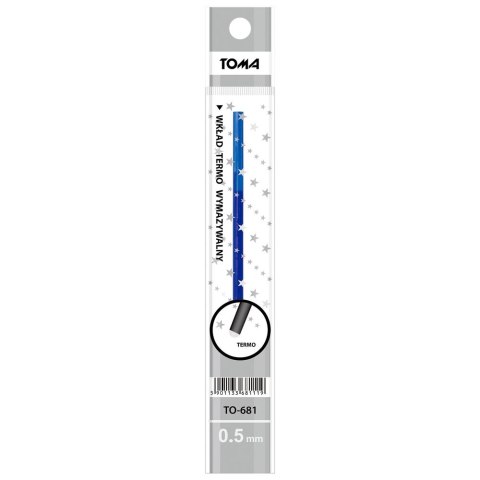 Wkład do długopisu Toma, niebieski 0,5mm (TO-681 1 2) Toma