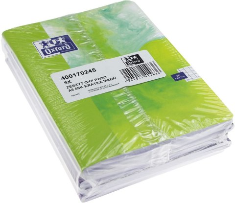 Zeszyt PAINT A5 60k. krata Oxford (400170245) Oxford