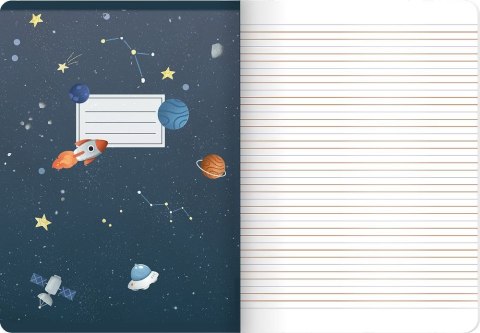 Zeszyt SPACE ADVENTURE A5 32k. 70g podwójna linia kolor Top 2000 (400182346) Top 2000