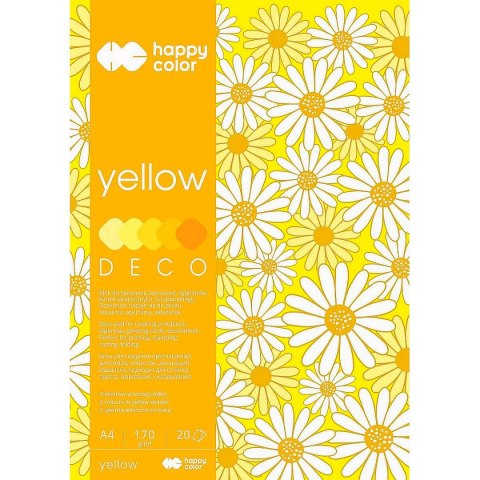 Zeszyt papierów kolorowych Happy Color A4 170g 20k (HA 3717 2030-012) Happy Color