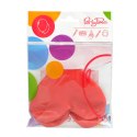 Balon gumowy serca duże 44cm 2szt. czerwona 450mm Arpex (KB6348) Arpex