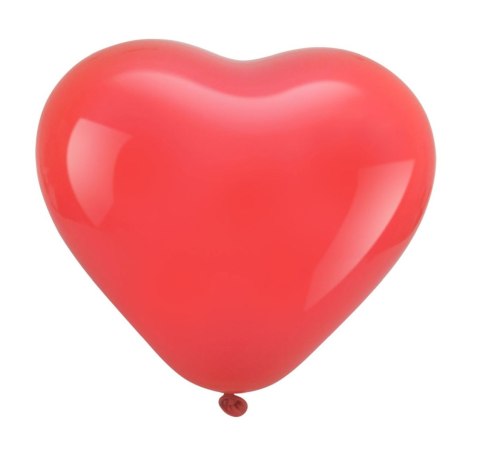 Balon gumowy serca duże 44cm 2szt. czerwona 450mm Arpex (KB6348) Arpex