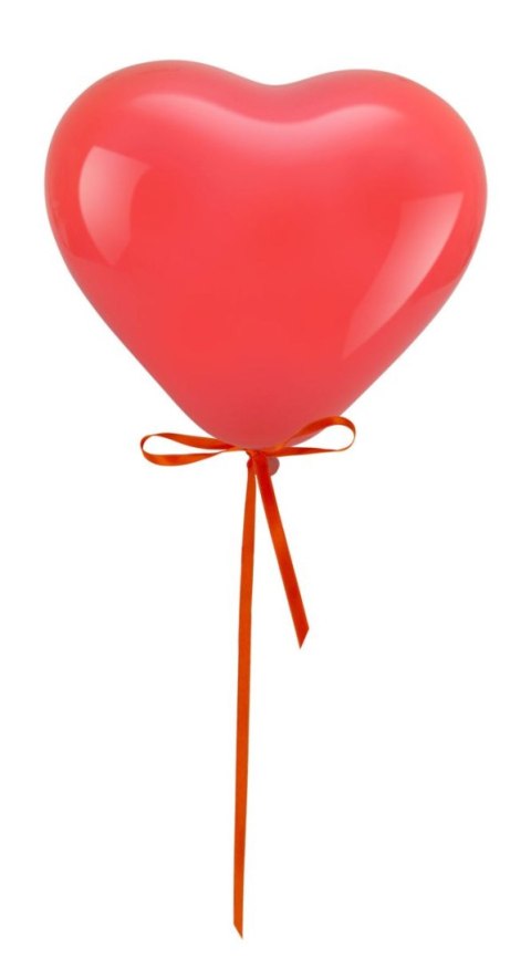 Balon gumowy serca duże 44cm 2szt. czerwona 450mm Arpex (KB6348) Arpex