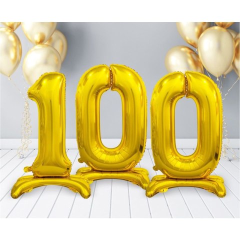 Balon gumowy Beauty&Charm cyfra stojąca złota złota Godan (BC-ASZ0) Godan