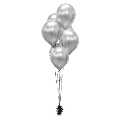 Balon gumowy Beauty&Charm platynowy 10szt. srebrny 300mm 12cal Godan (CB-7LSR) Godan