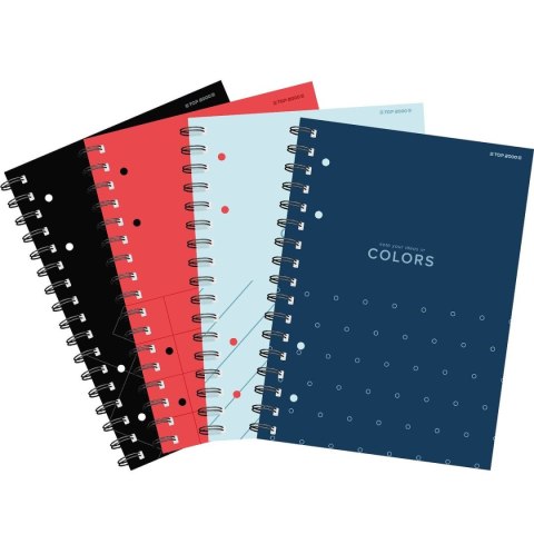 Brulion A4 colors mix 80k. 70g krata Top 2000 (400169233) Top 2000