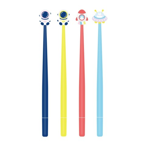 Długopis KOSMOS mix żelowy wkład niebieski 0,5mm Strigo (SSC240) Strigo