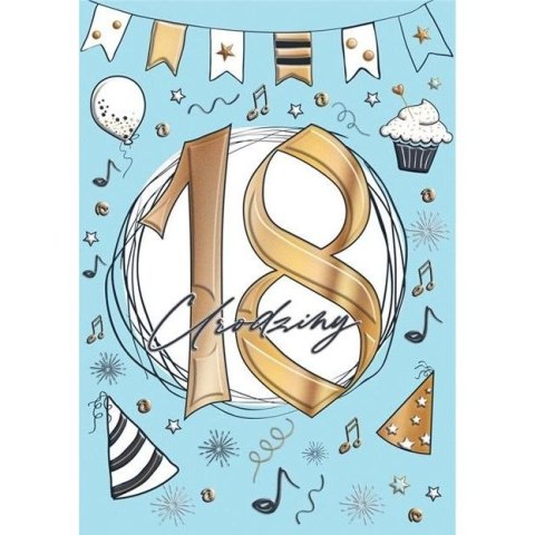 Kartka składana A5 Karnet A5 18 Boy Henry (5905701484836) Henry