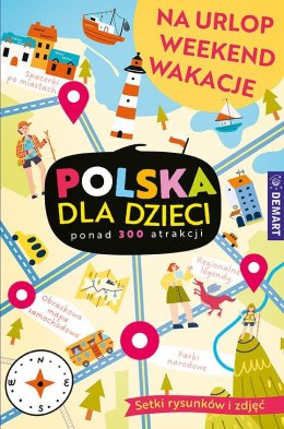 Książeczka edukacyjna Demart Polska dla dzieci. Na urlop,weekend,wakacje. Demart