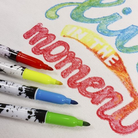 Marker specjalistyczny do tkanin wkład mix okrągła końcówka Kidea (MOT5KA) Kidea