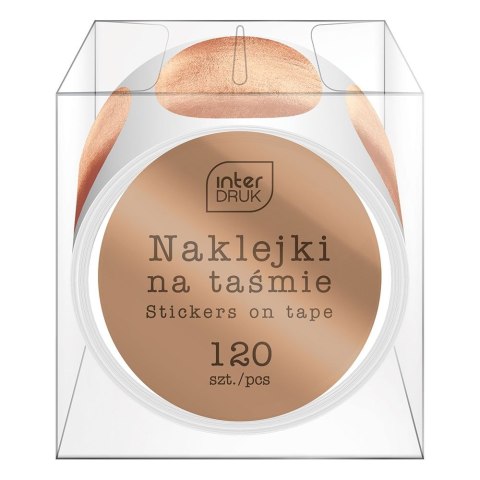 Naklejka (nalepka) GLAM na taśmie Interdruk (120szt) Interdruk