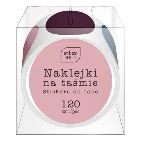 Naklejka (nalepka) GLAM na taśmie Interdruk (120szt) Interdruk