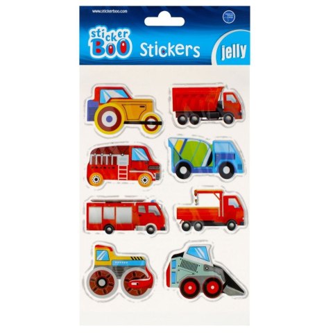 Naklejka (nalepka) S-Boo Jelly Autka Stickerboo (493723) Stickerboo