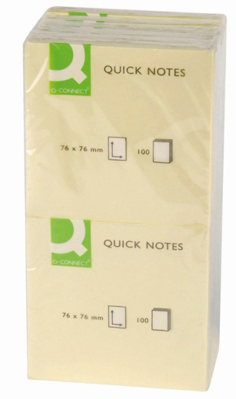 Notes samoprzylepny (karteczki) żółty 100k [mm:] 76x76 Q-Connect (KF10502) Q-Connect