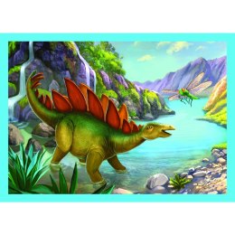 Puzzle Trefl Dinozaury 4w1 4w1 el. (34609) Trefl