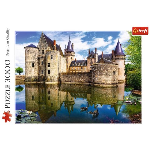 Puzzle Zamek w Sully-sur-Loire, Francja 3000 el. Trefl (33075) Trefl