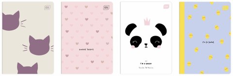 Zeszyt TRENDS GIRLS A5 32k. 70g krata Interdruk (ZE32#TREGIRLS) Interdruk