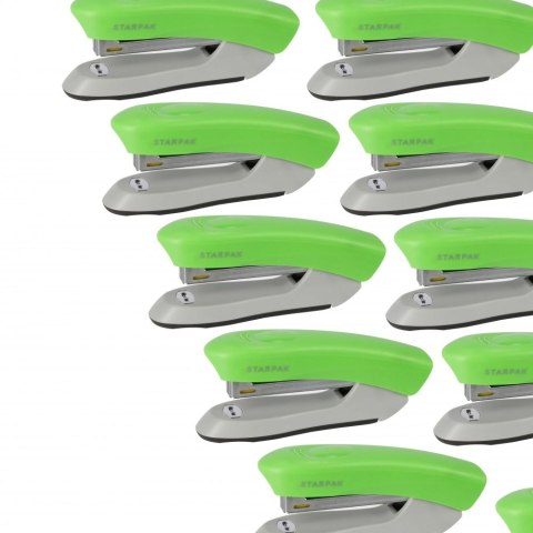 Zszywacz zielony metaliczny 12k (521072) Starpak Starpak