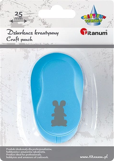 Dziurkacz ozdobny Craft-Fun Series 25mm króliczek Titanum (T-8810-93e) Titanum