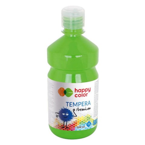 Farba tempera Happy Color kolor: zielony jasny 500ml 1 kolor. (HA 3310 0500-51) Happy Color