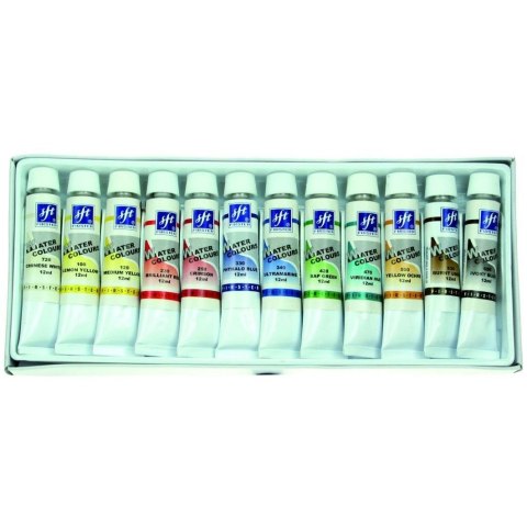 Farby akwarelowe w tubach 12ml 12 kolor. Firster (FWC-121) Firster