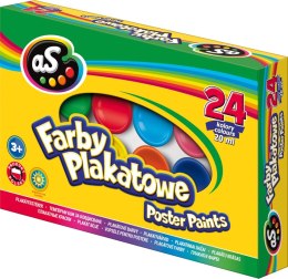 Farby plakatowe As kolor: mix 20ml 24 kolor. (301219005) As