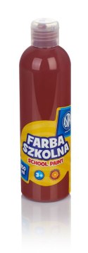 Farby plakatowe szkolne kolor: brązowy 250ml 1 kolor. Astra Astra