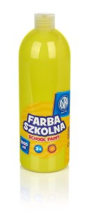 Farby plakatowe szkolne kolor: cytrynowy 1000ml 1 kolor. Astra Astra