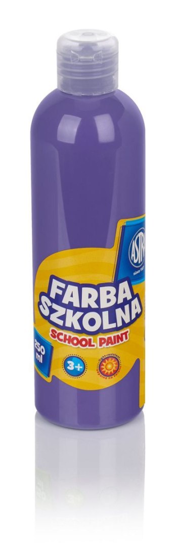 Farby plakatowe Astra szkolne kolor: fioletowy 250ml 1 kolor. Astra