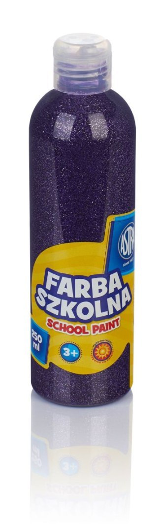 Farby plakatowe szkolne kolor: fioletowy 250ml 1 kolor. Astra Astra