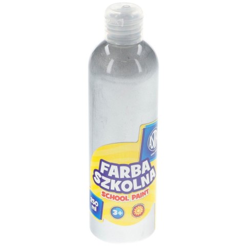 Farby plakatowe Astra szkolne kolor: srebrny 250ml 1 kolor. Astra