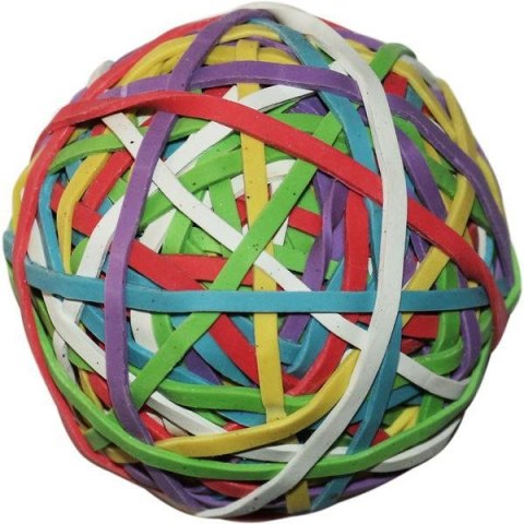 Gumki recepturki w kulce 100g śr. (mix)mm Titanum Titanum