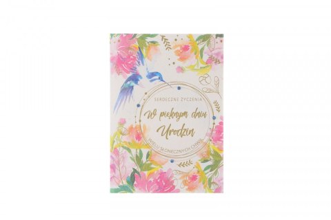 Kartka składana Urodziny B6 Pol-mak (B6LUX) Pol-mak