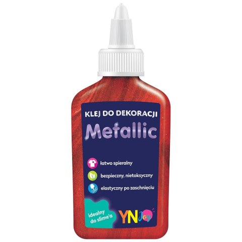 Klej w płynie brokat metalic 40g Interdruk (IKLDEKMET) Interdruk