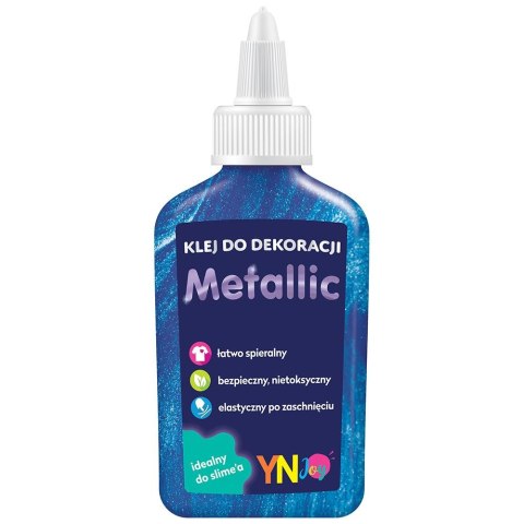 Klej w płynie brokat metalic 40g Interdruk (IKLDEKMET) Interdruk