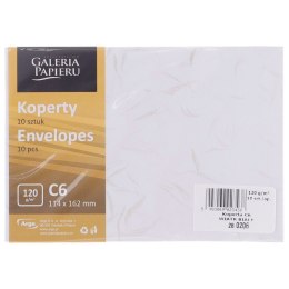 Koperta Galeria Papieru WIATR BIAŁY C6 biały [mm:] 114x162 (280206) 10 sztuk Galeria Papieru