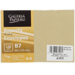 Koperta Galeria Papieru pearl złoty p B7 złoty (280515) 10 sztuk Galeria Papieru