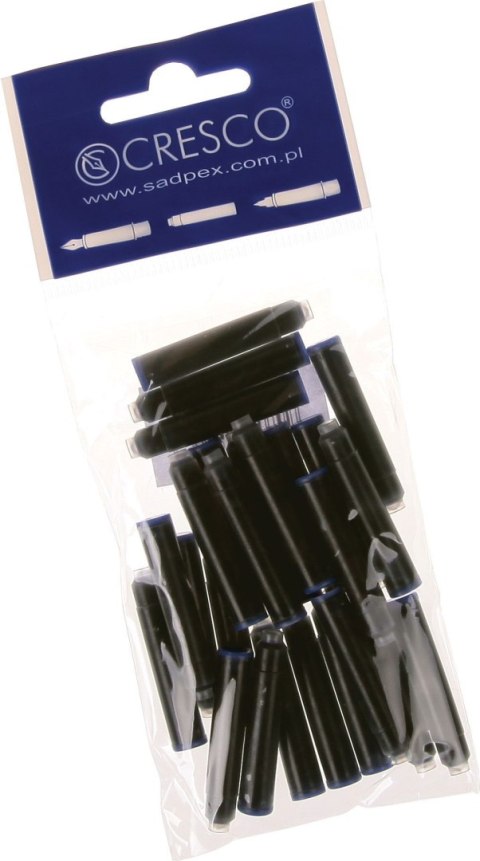 Naboje krótkie woreczek - 25 szt niebieskie Cresco (080017) Cresco