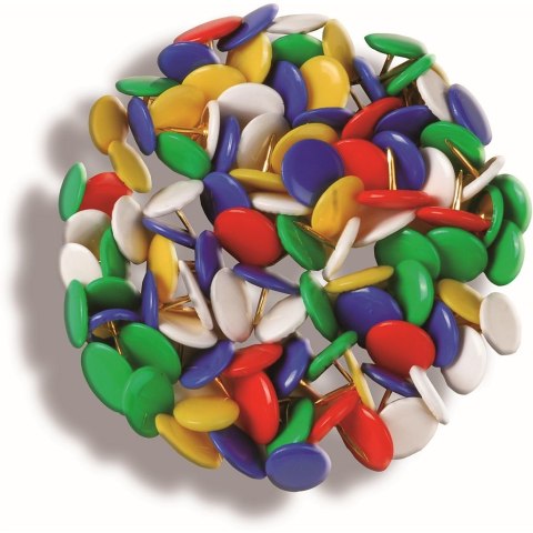 Pinezki kolor: mix 100 szt Tetis (GP200-M) Tetis