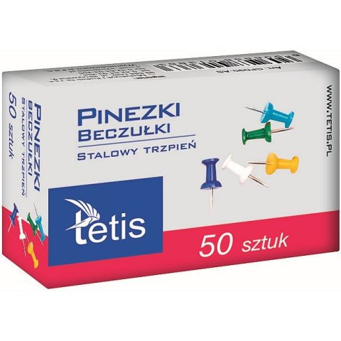 Pinezki kolor: mix 50 szt Tetis (GP100-AB) Tetis