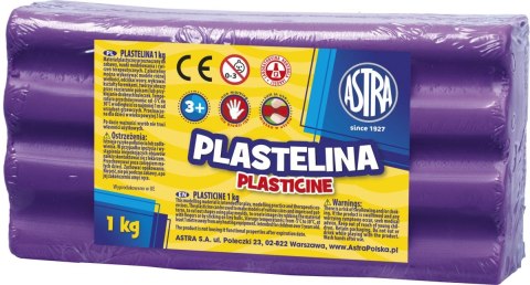 Plastelina Astra 1 kol. fiolet 1000g Astra