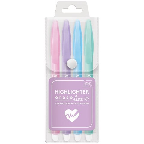 Zakreślacze wymazywalne 4 kol NEON Interdruk