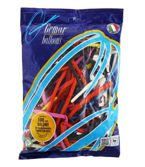 Balon kształty mix 100 szt Godan (D4/80/T) Godan