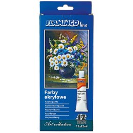 Farba akrylowa Flamingo Line kolor: mix 12ml Flamingo Line