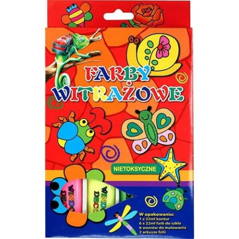 Farba do malowania na szkle 22ml 6 kolor. Titanum (3037) Titanum