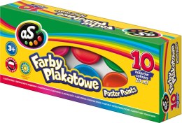 Farby plakatowe As kolor: mix 20ml 10 kolor. (301215008) As