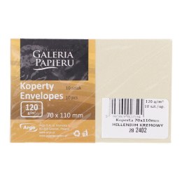 Koperta Galeria Papieru millenium krem k C6 kremowa (282402) 10 sztuk Galeria Papieru