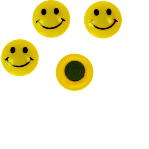 Magnes okrągłe 20 mm żółty [mm:] 20 Titanum (T-25029) 8 sztuk Titanum