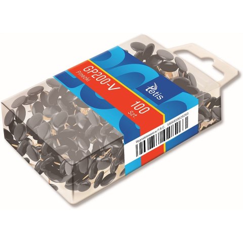 Pinezki kolor: czarny 100 szt Tetis (GP200-V) Tetis